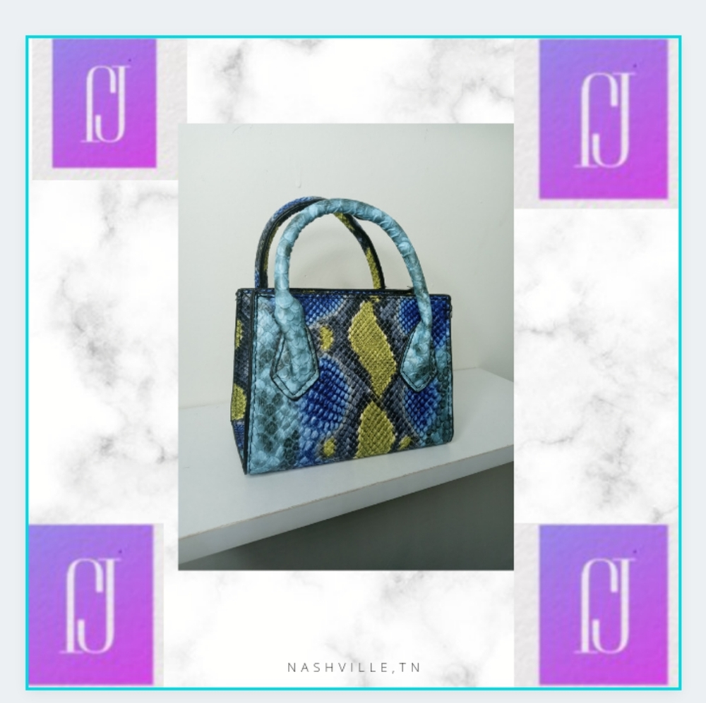 New Small Trendy Snake print Bag